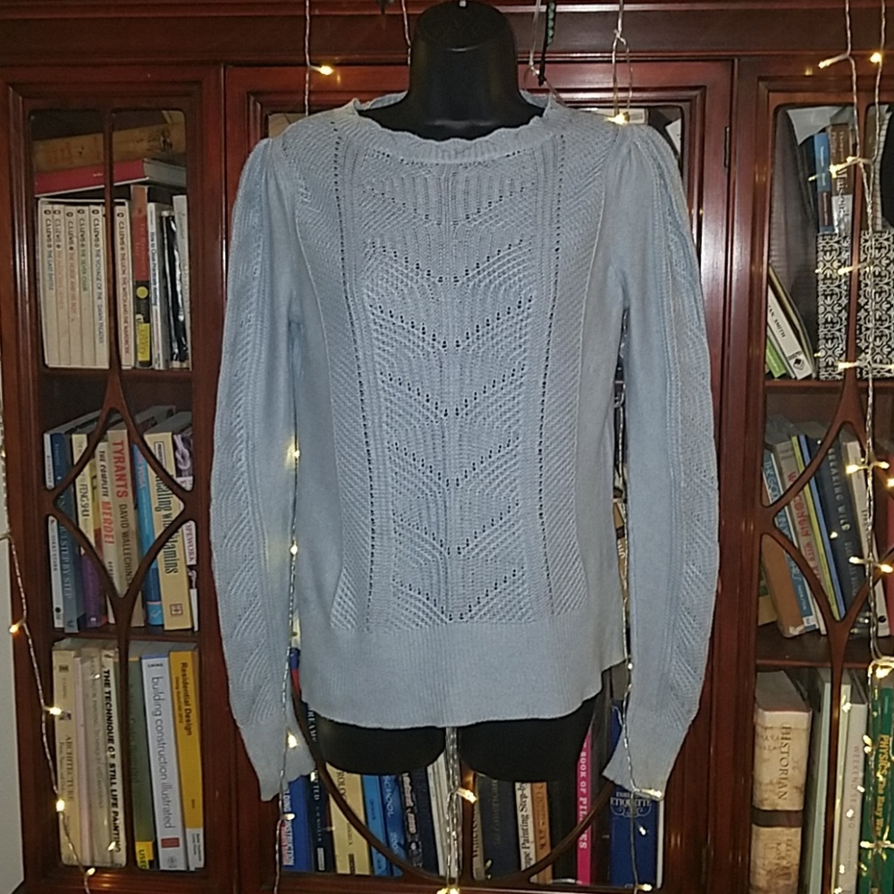 Light blue sweater